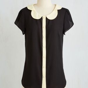 ModCloth Teacher's Petal Top 2x